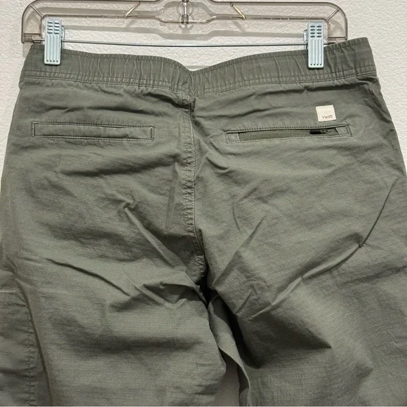 Vuori Cargo Pants Women Sz M Ripstop Army Green Mid Rise Slim Fit Gorp Core - Picture 11 of 15